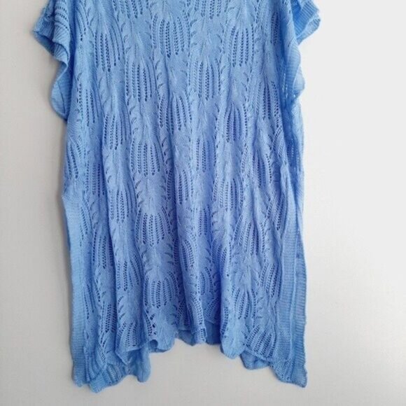 ACCESSORY ST. Relaxed Fit Fine Knit / Crochet Tunic Top  Sz 2X-3X - Picture 6 of 9